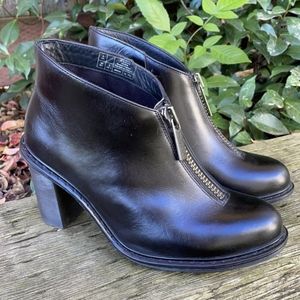 RARE Jolene Zip Front Ankle Boots